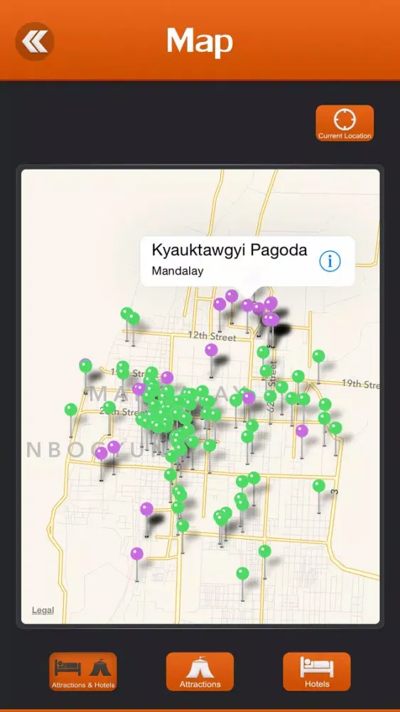 Zrzuty ekranu Mandalay City Offline Travel Guide
