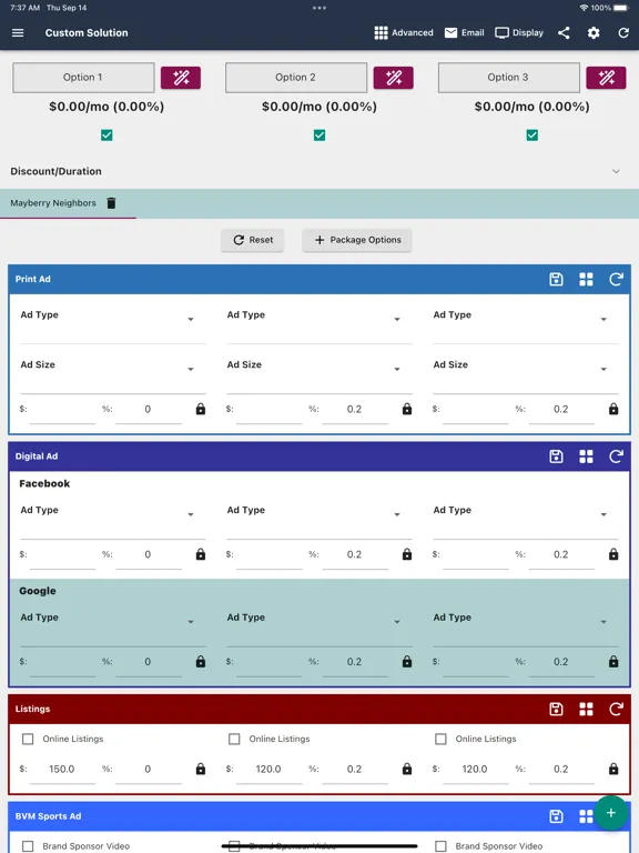 BVM Back Office iPad  سکرین شاٹس