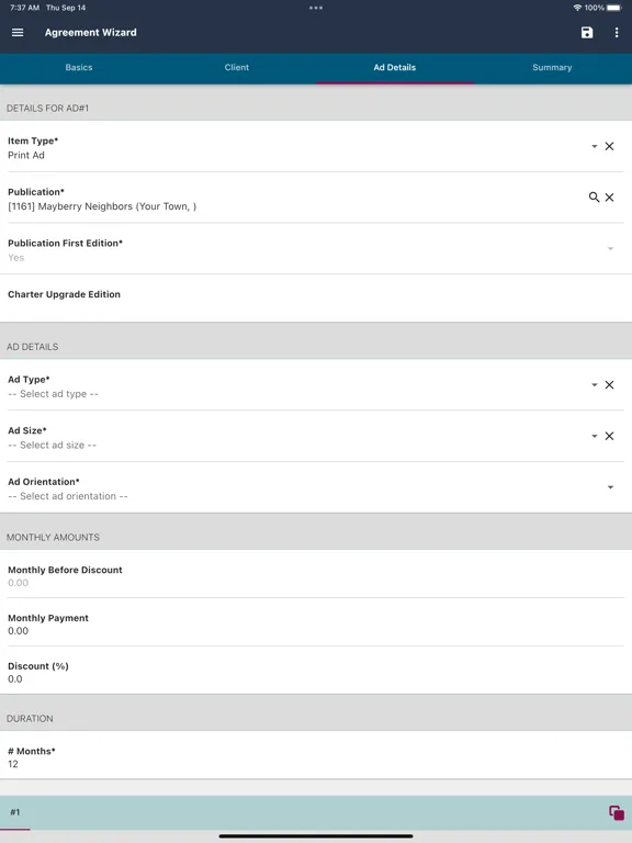BVM Back Office iPad  سکرین شاٹس
