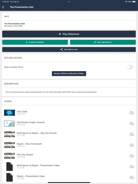 BVM Back Office iPad  سکرین شاٹس