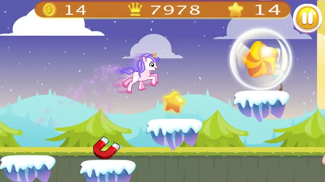 Capturas de pantalla de My pretty Pony Run in candy world