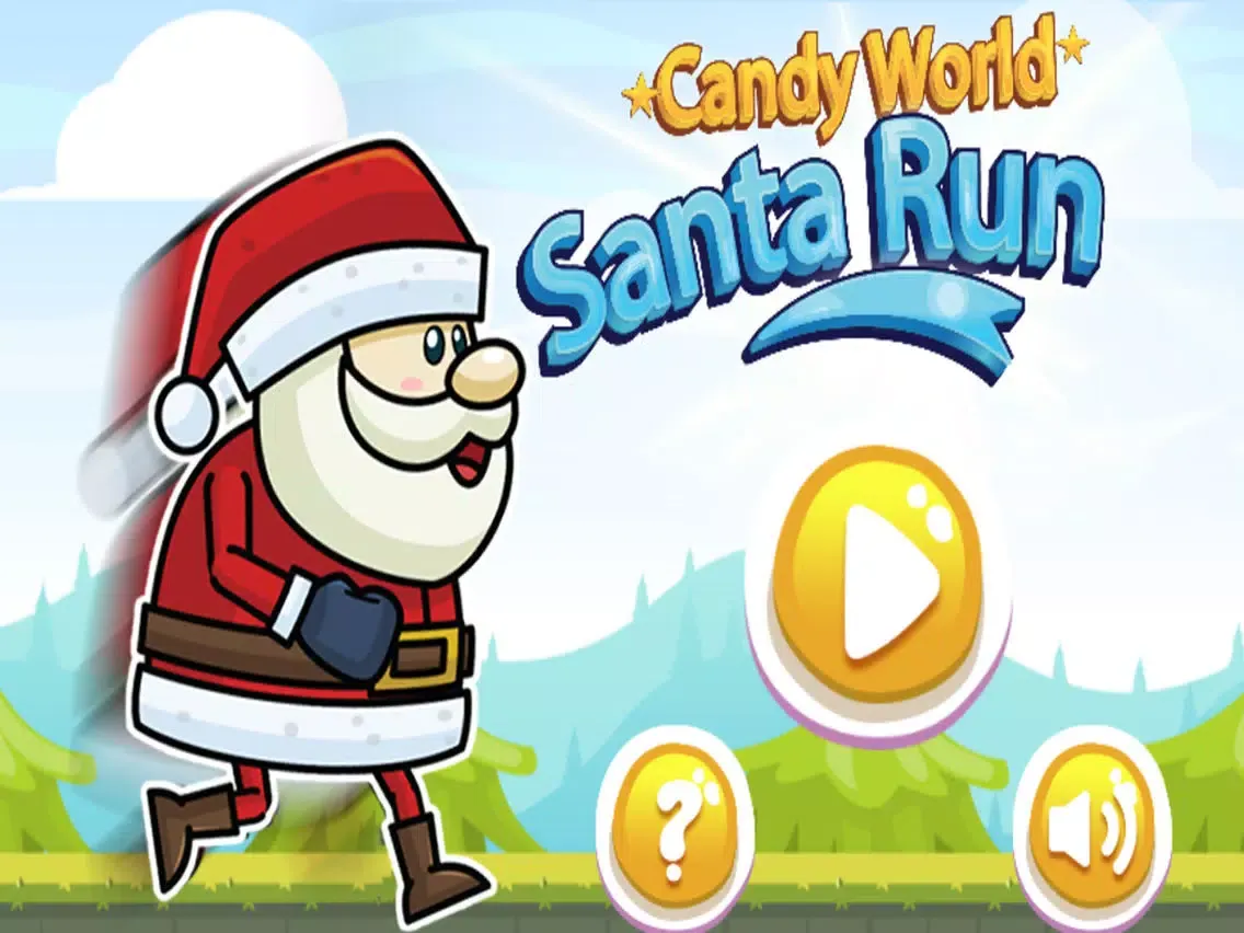 Capturas de pantalla de Run Santa Run - Santa tracker Candy World iPad 