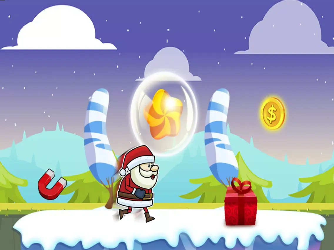 Capturas de pantalla de Run Santa Run - Santa tracker Candy World iPad 