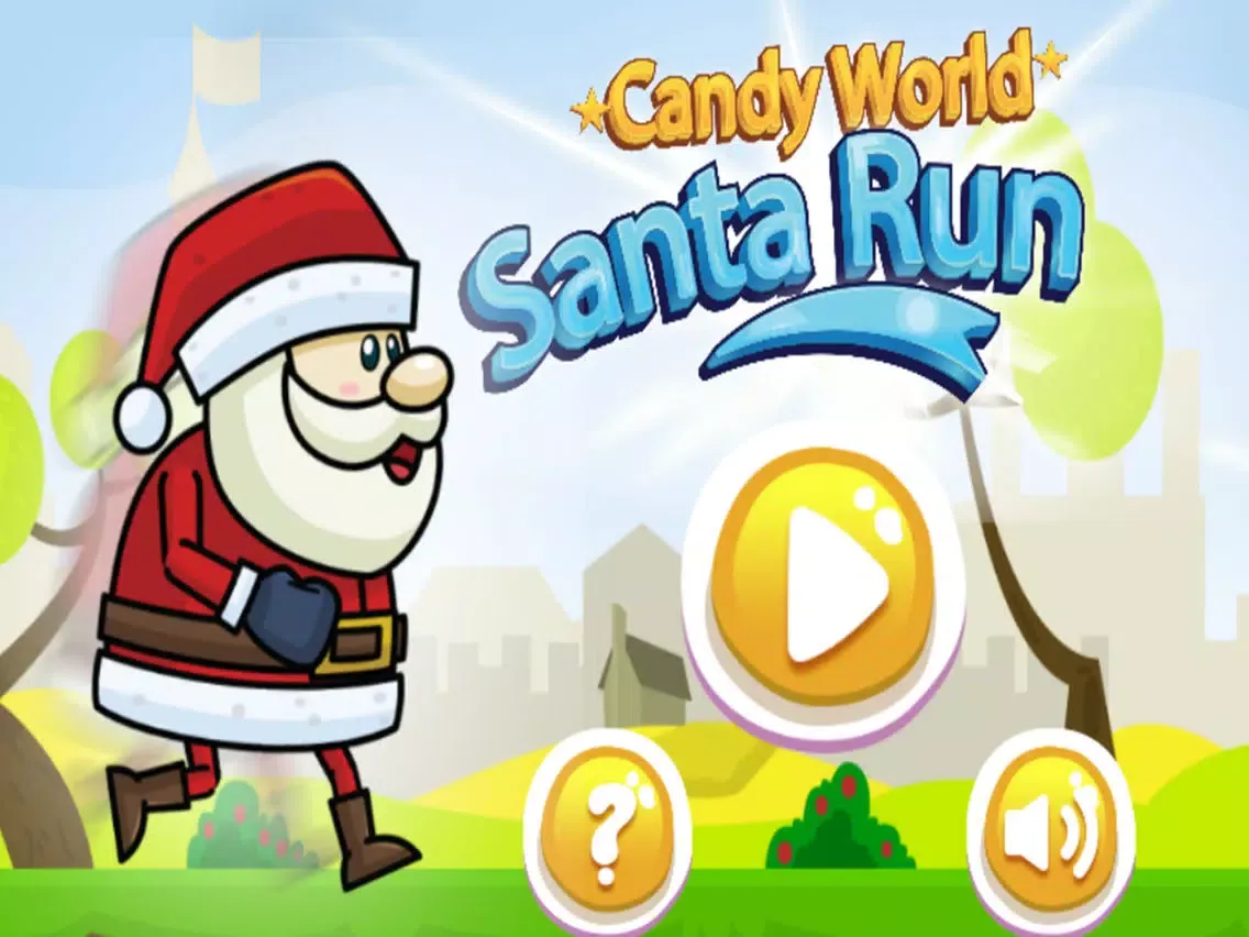 Run Santa run! - Santa Claus Free Games iPad  Screenshots