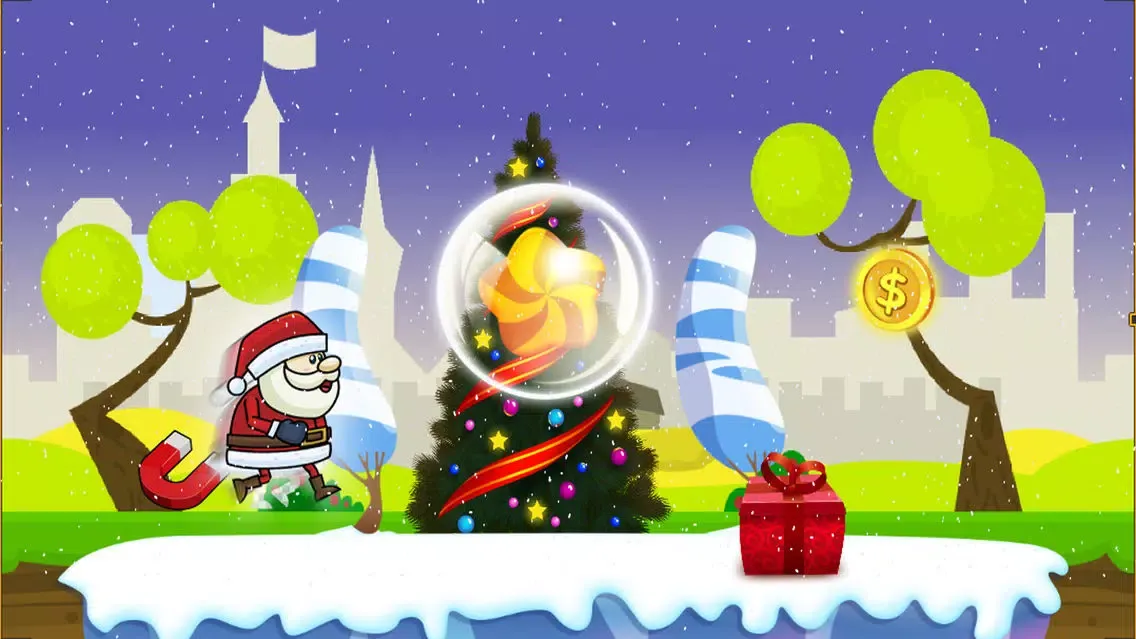 Run Santa run! - Santa Claus Free Games Screenshots