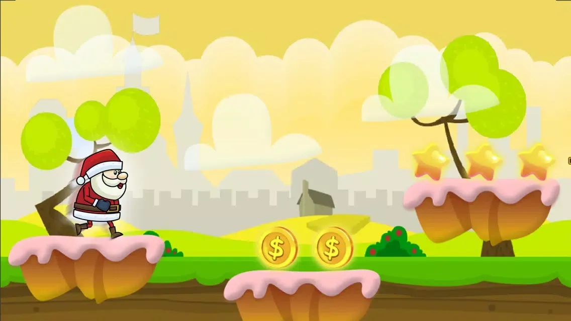 Run Santa run! - Santa Claus Free Games Screenshots
