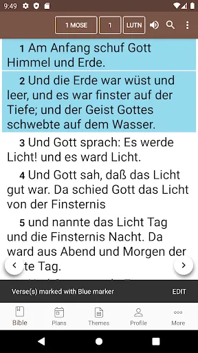 Captures d'écran de German Bible