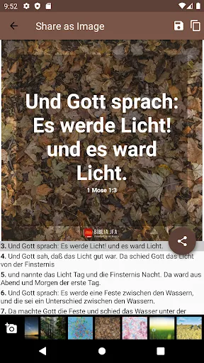 Captures d'écran de German Bible