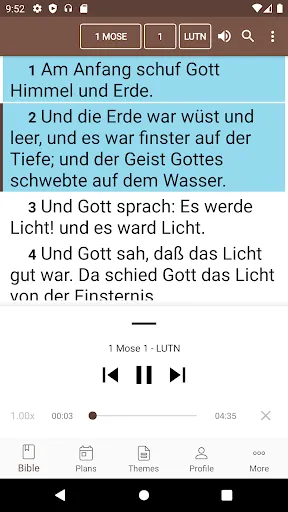 Captures d'écran de German Bible