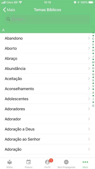 Ảnh chụp màn hình của Bíblia - Comunidade Brasileira