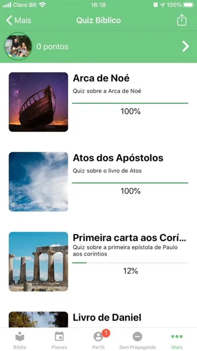 Ảnh chụp màn hình của Bíblia - Comunidade Brasileira