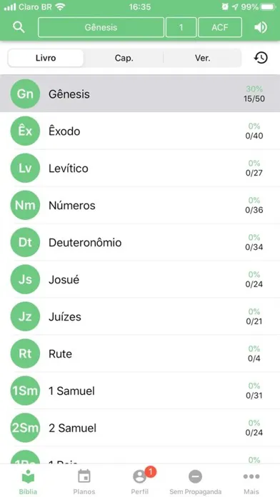Ảnh chụp màn hình của Bíblia - Comunidade Brasileira