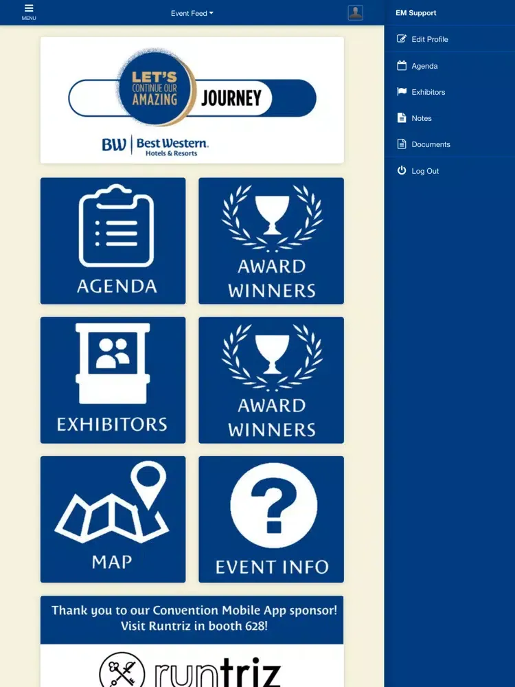 2019 Best Western Convention iPad  Ekran Görüntüleri