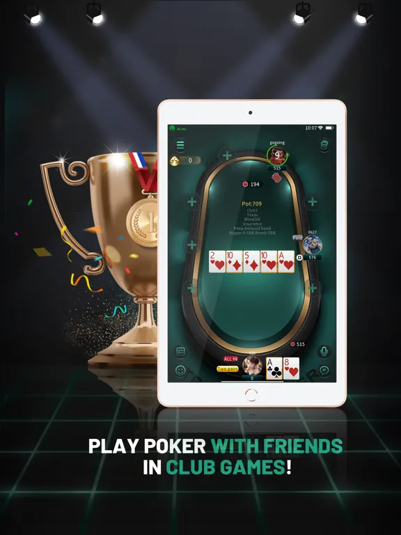 تصاویر AA Poker Tournament iPad 
