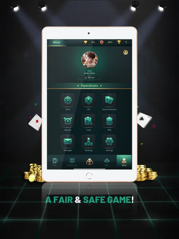 تصاویر AA Poker Tournament iPad 