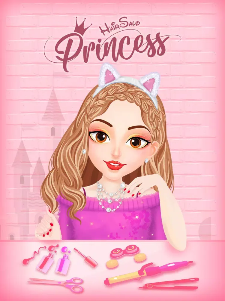 تصاویر Princess Makeup Games iPad 