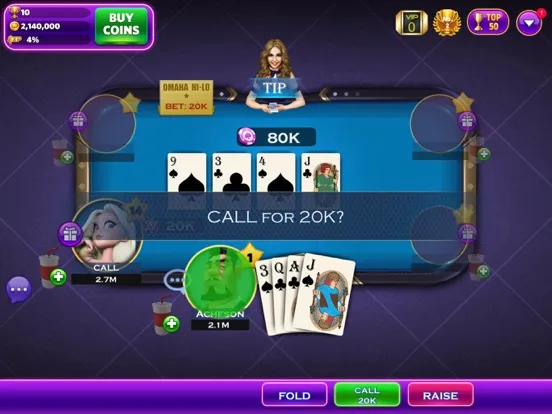 Captures d'écran de Omaha Poker™- Unlimited Play iPad 