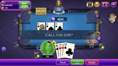 Captures d'écran de Omaha Poker™- Unlimited Play