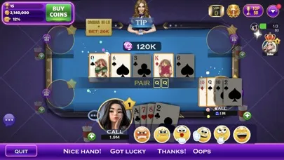 Captures d'écran de Omaha Poker™- Unlimited Play