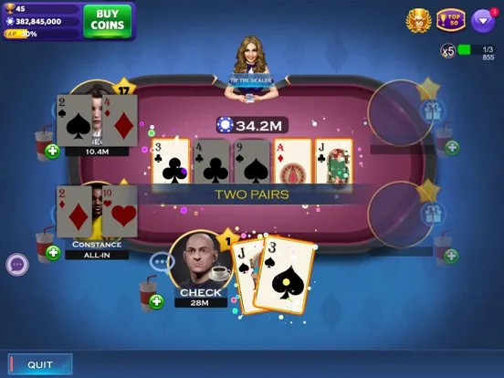 Capturas de pantalla de Texas Holdem Mania®-No Rake! iPad 