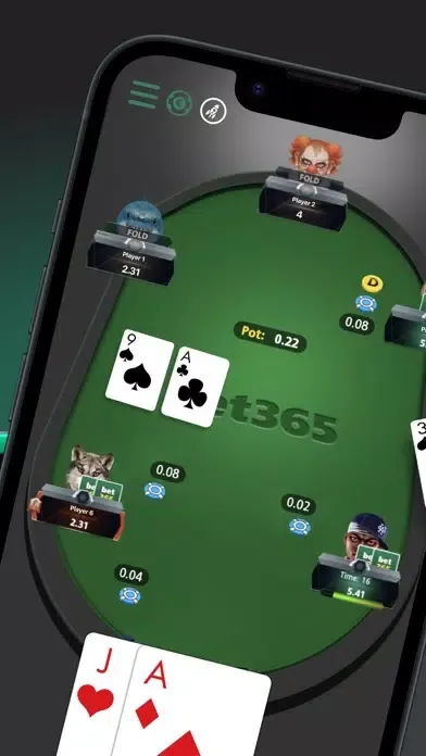 bet365 Poker Texas Holdem スクリーンショット