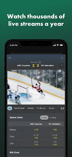 bet365 Sportsbook Screenshots