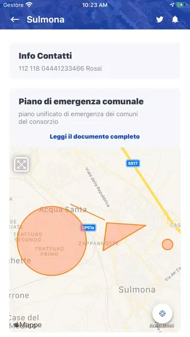 Ảnh chụp màn hình của Comunicare per Proteggere C.A.
