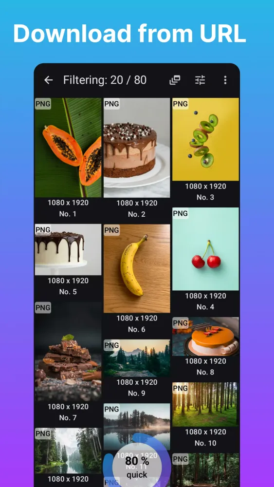 web image search downloader スクリーンショット