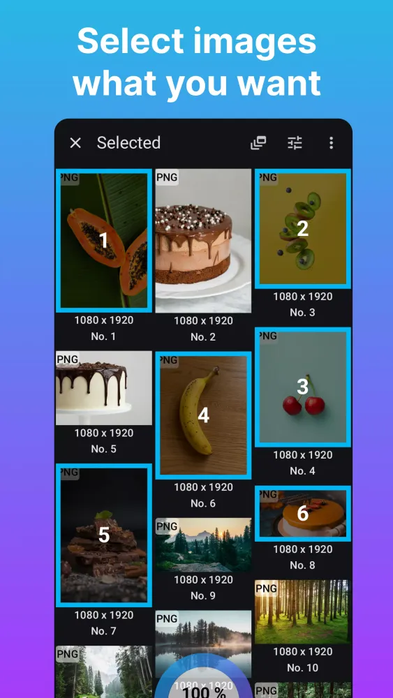 web image search downloader スクリーンショット