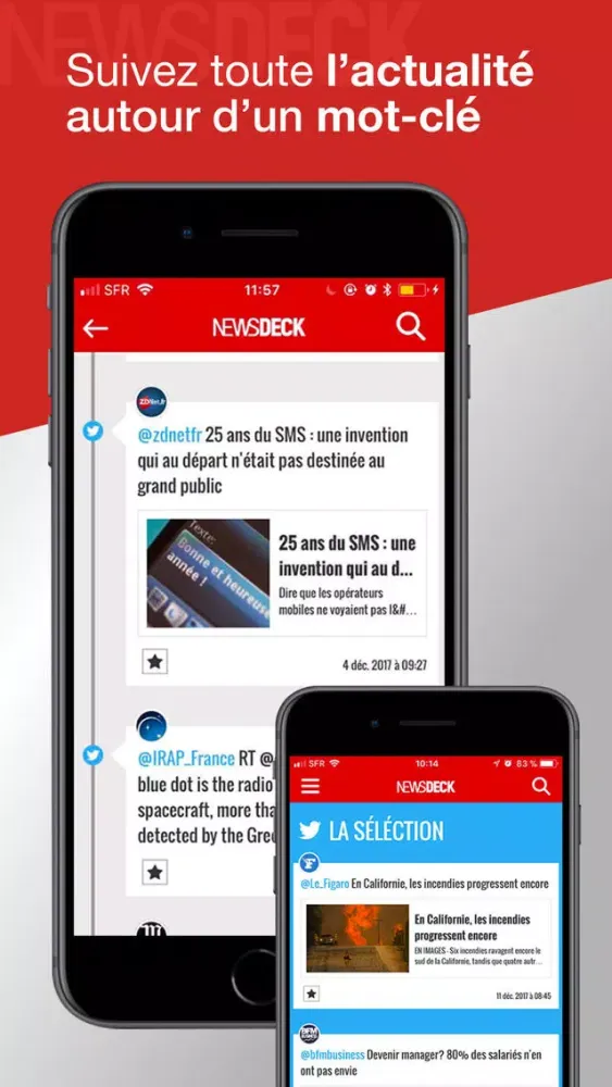 Newsdeck: Actu, News en direct スクリーンショット