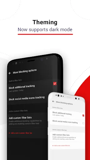 Capturas de pantalla de AdBlock for Samsung Internet
