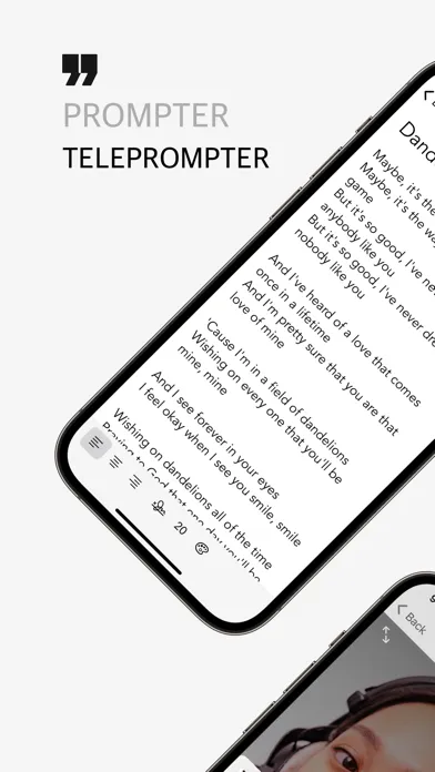 Prompter - Teleprompter Prompt سکرین شاٹس