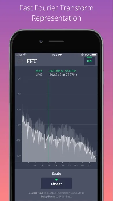 Captures d'écran de AUDIIO - RTA Analyzer