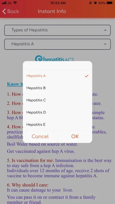 LiverMatters-a hepatitis guide स्क्रीनशॉट