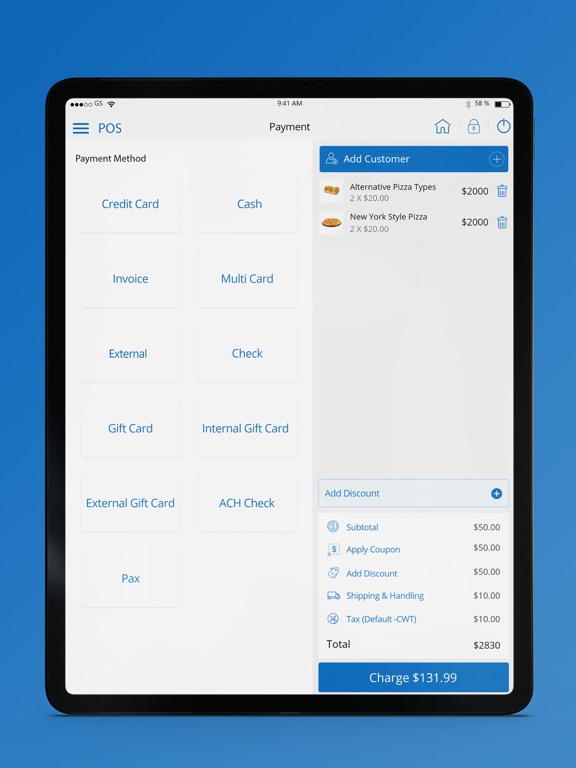 Captures d'écran de HieCOR  Point of Sale - POS iPad 