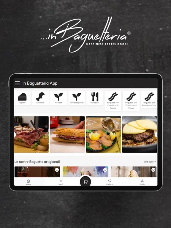 Capturas de pantalla de In Baguetteria iPad 