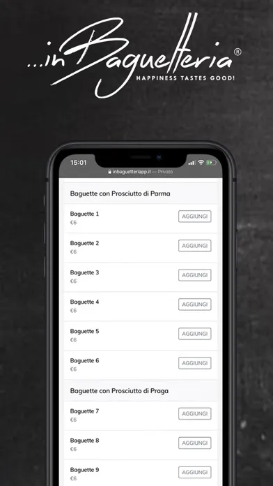 Capturas de pantalla de In Baguetteria