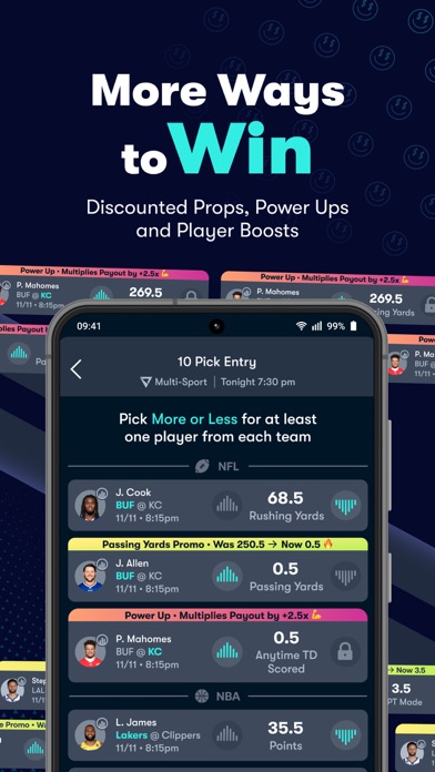 Capturas de pantalla de Vivid Picks Fantasy Sports