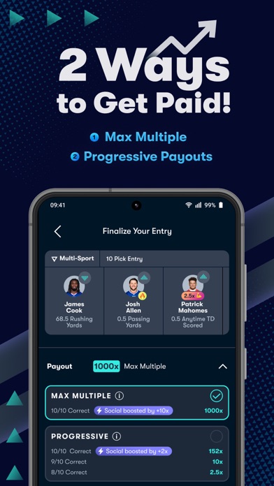Capturas de pantalla de Vivid Picks Fantasy Sports