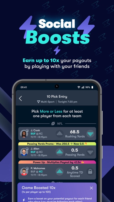 Capturas de pantalla de Vivid Picks Fantasy Sports
