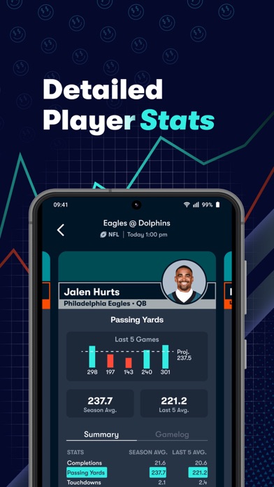 Capturas de pantalla de Vivid Picks Fantasy Sports