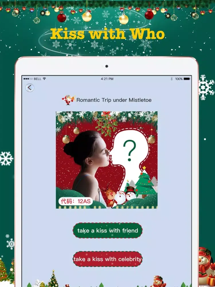 Mistletoe - Kiss with Who iPad  سکرین شاٹس