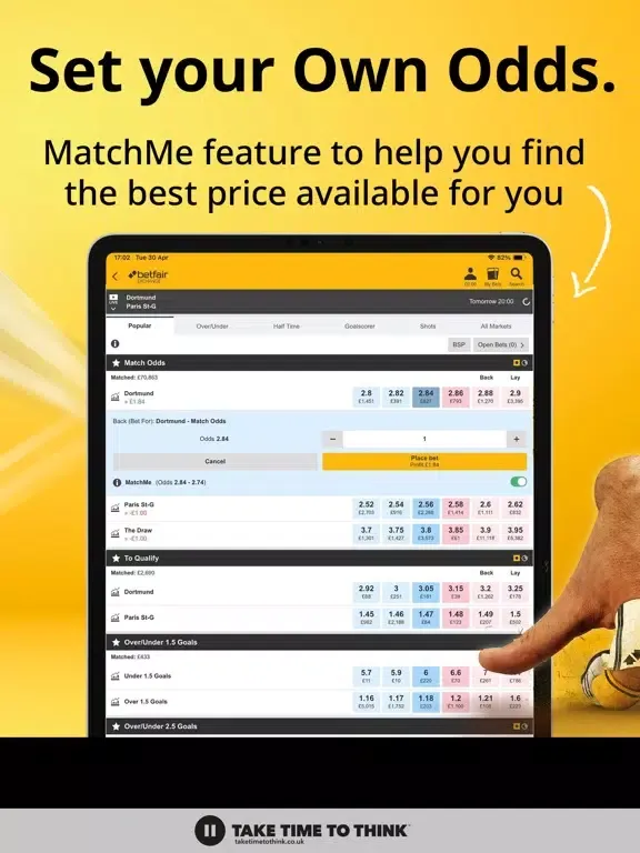 Screenshot di Betfair™ Exchange Betting Odds iPad 
