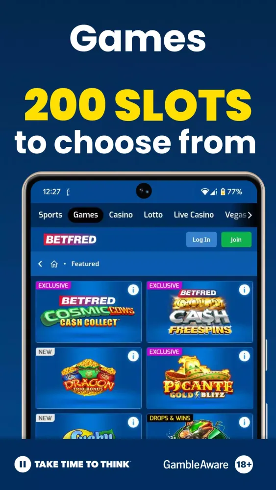 Betfred Sports, Casino & Games Ekran Görüntüleri