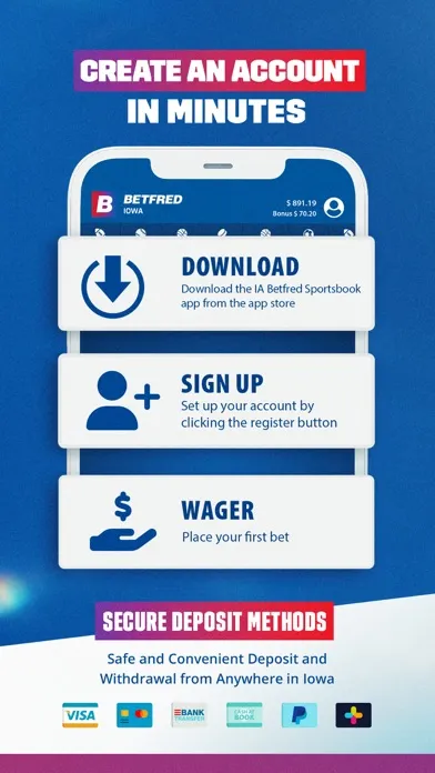 Ảnh chụp màn hình của Iowa Betfred Sportsbook