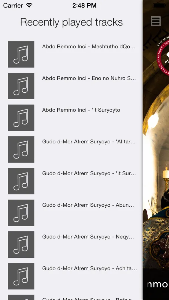 Screenshot di Radio Beth Gazo