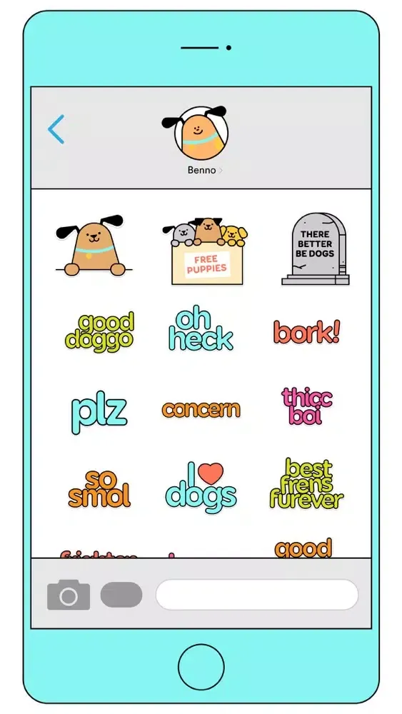 Good Dog Sticker Pack 스크린샷