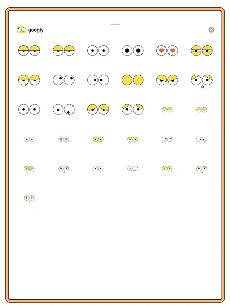Capturas de pantalla de Googly Eyes Stickers Animated iPad 