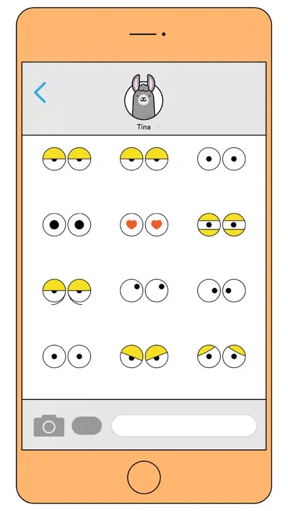 Capturas de pantalla de Googly Eyes Stickers Animated