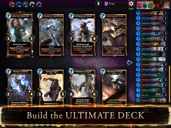 Zrzuty ekranu The Elder Scrolls: Legends CCG iPad 